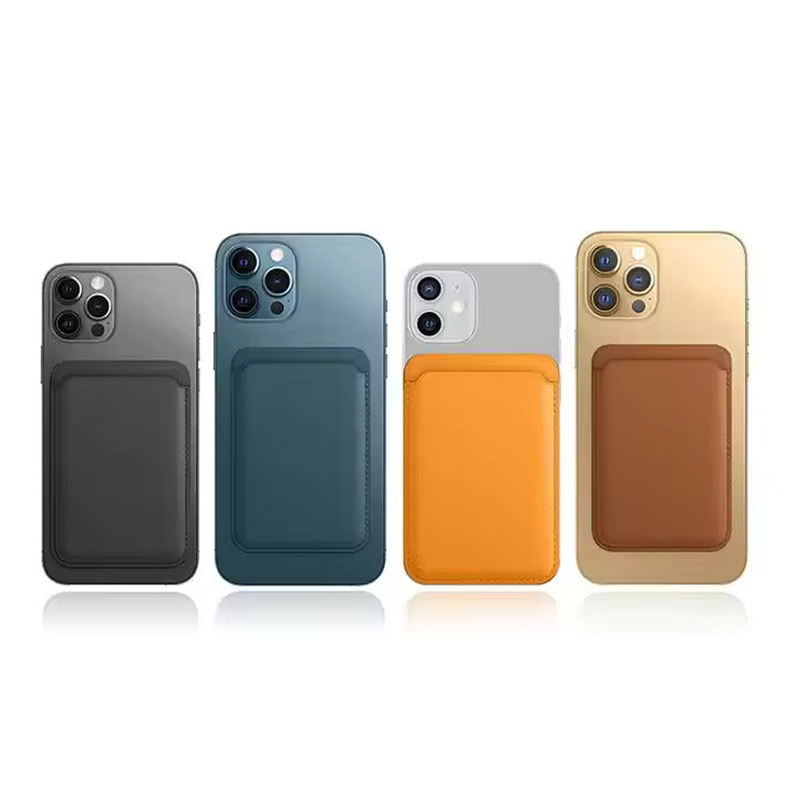 Magsafe PU Leather Wallet for iPhone 12, 13, 14, 15, 16 Pro Max