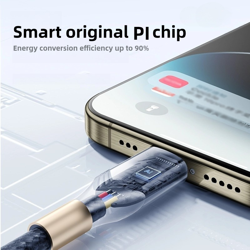 USB to Type-C Anti-Knotting Designed Data Cable