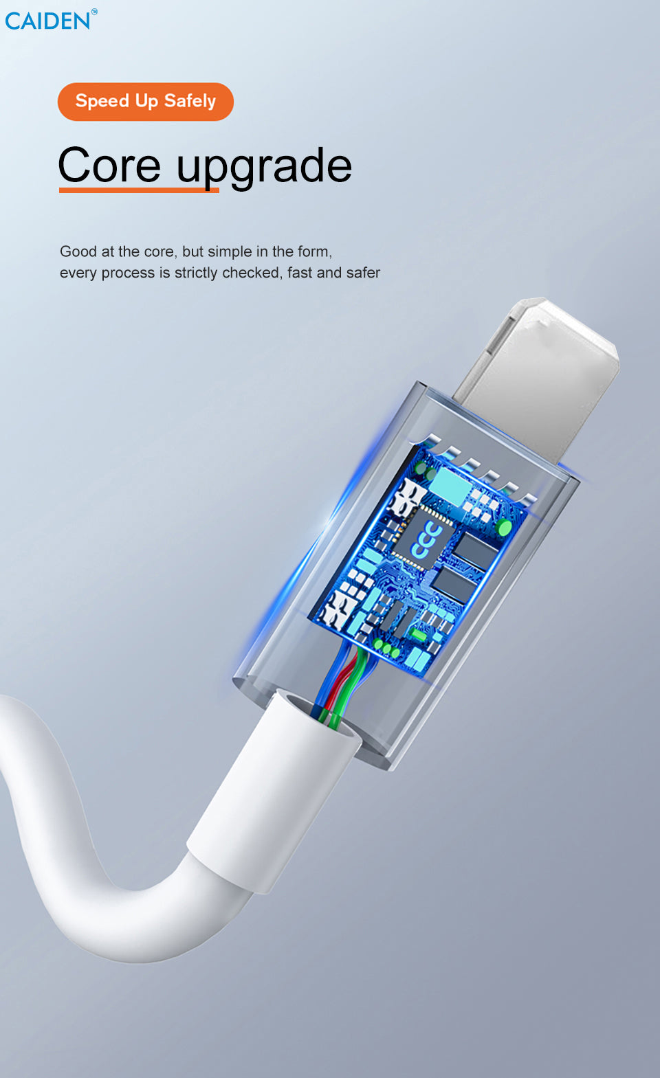 Type C to Lightning Cable – Smooth, Premium & Ultra-Durable