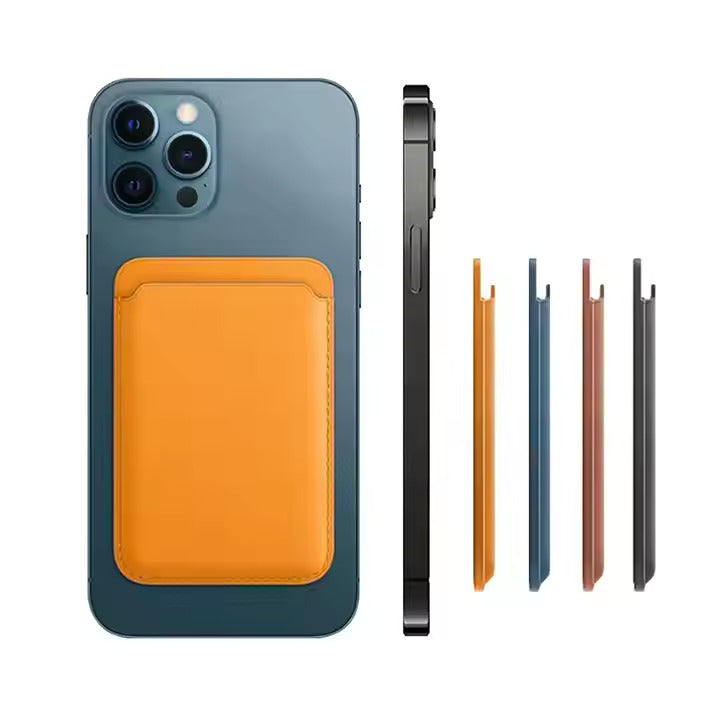 Magsafe PU Leather Wallet for iPhone 12, 13, 14, 15, 16 Pro Max