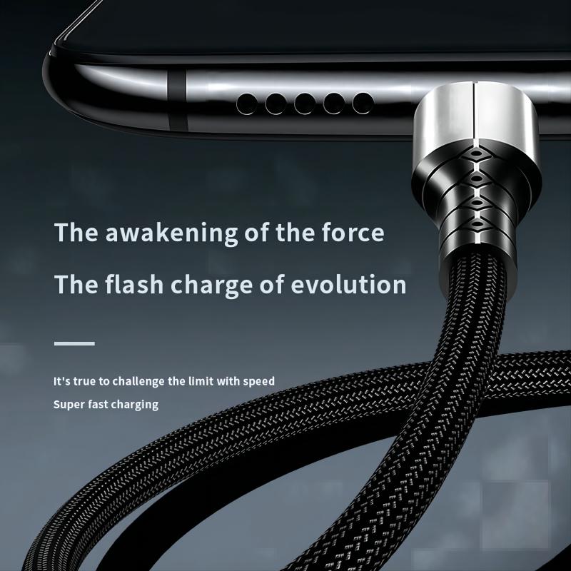 USB to iOS Nylon Braided Data Cable