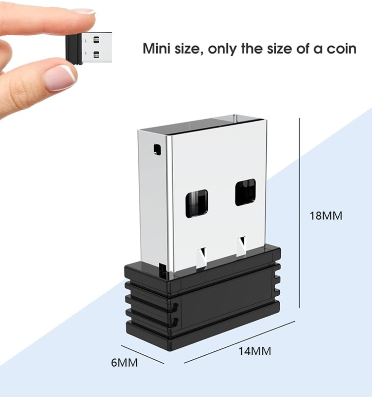 USB Mouse Jiggler, Undectable Auto Mouse Mover Shaker Mini Size, Plug & Play No Driver Required