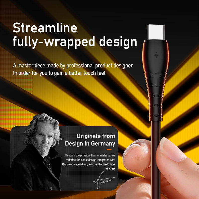 USB to Type-C Data Cable – 2A Durable, Fast & Reliable