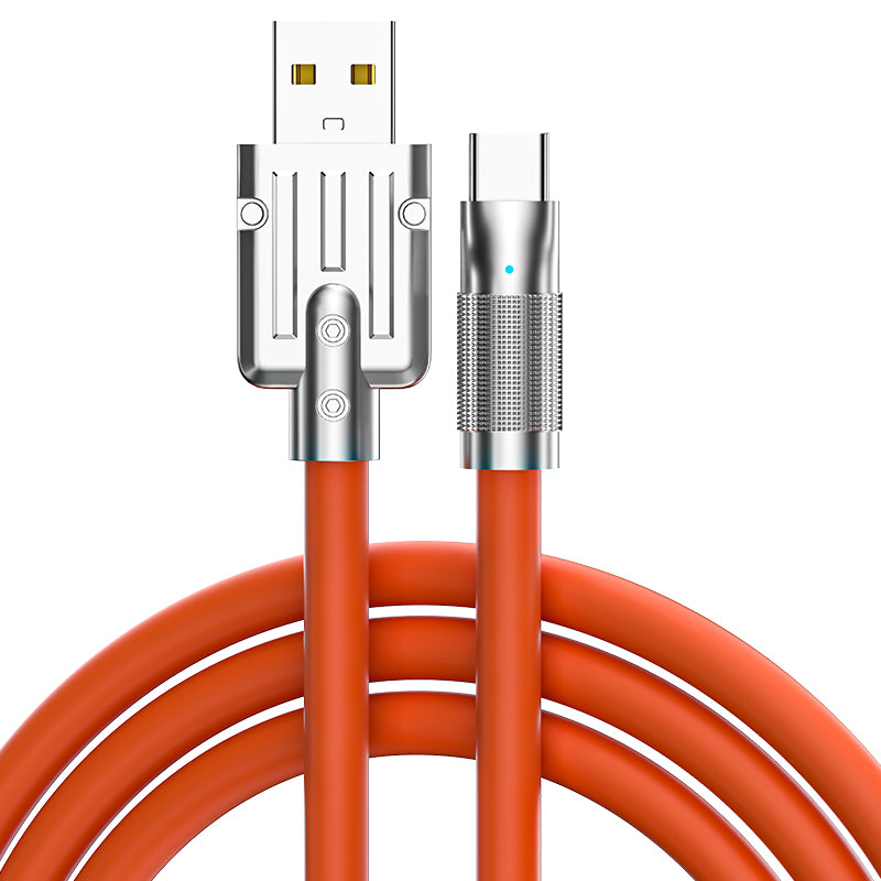 Super Fast Charging Silicone USB To Type C Data Cable