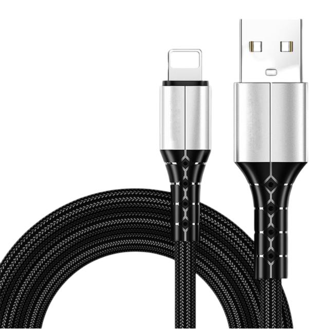 USB to iOS Nylon Braided Data Cable