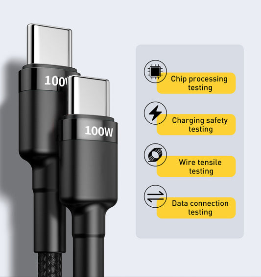 Type C - Type C 100w Fast Charging cable