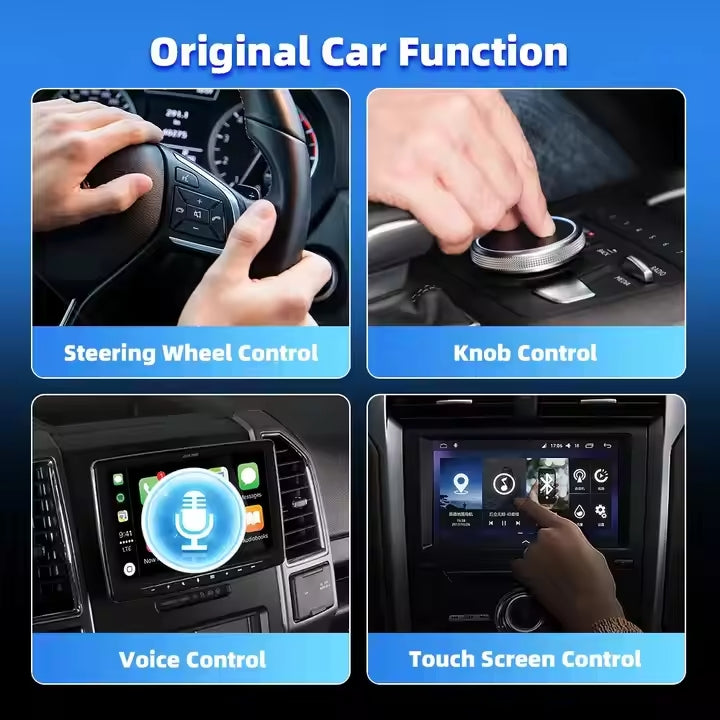 Wireless CarPlay & Android Auto Adapter USB Dongle – Wired to Wireless CarPlay Converter, Fast Connection with WiFi 6, Supports Wireless CarPlay & Android Auto, for Cars with Factory CarPlay